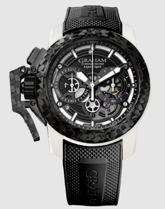 Replica Graham Watch 2CCCK.W01A CHRONOFIGHTER SUPERLIGHT CARBON SKELETON WHITE
